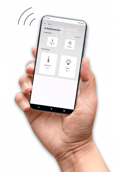 Seymour App mit Hand