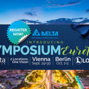 Delta Controls bei der Symposium Europa 2026 in Wien und Berlin, Fokus auf innovative Gebäudetechnologien und europäische Zusammenarbeit.